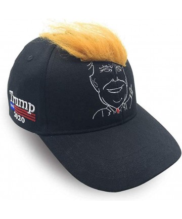 Visors Trump Visor with Hair - Donald Trump Visor 2020 - Trump Hat with Wig Hair - Trump 2020 MAGA Hat Cap for Men Women - CG...