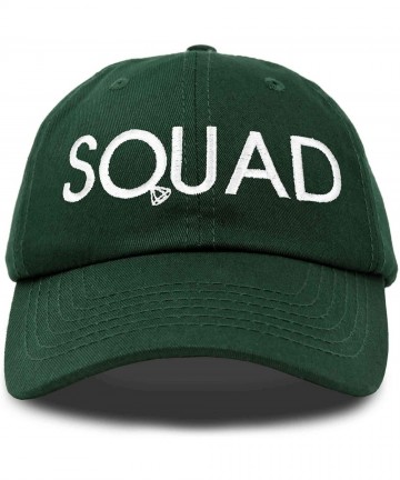 Baseball Caps Bachelorette Party Bride Hats Tribe Squad Baseball Cotton Caps - Squad-dark Green - CX18HU04309 $23.85