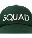 Baseball Caps Bachelorette Party Bride Hats Tribe Squad Baseball Cotton Caps - Squad-dark Green - CX18HU04309 $16.78