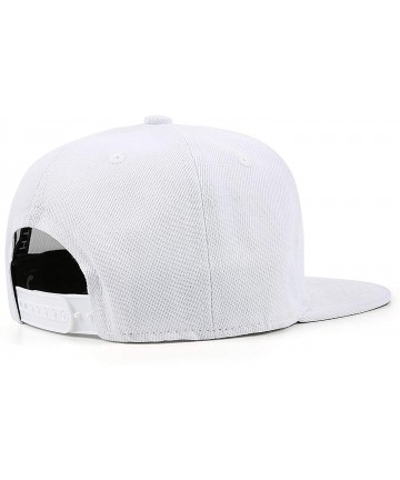 Baseball Caps Unisex Man Baseball Hat Hip Hop Adjustable Mesh Captain-Peterbilt-tiucks-Flat Cap - White-2 - CF18AHC62UQ $23.90