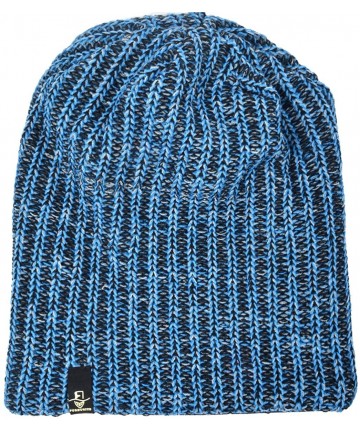 Skullies & Beanies Men's Slouchy Beanie Knit Crochet Rasta Cap for Summer Winter - Mixtz-blue - C312O51B0FQ $17.40