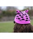 Skullies & Beanies Pussy Cat Hat - Stars Pink. Pussy Cat Hat Women's March- Pussy Hat Project - CE17YITWLAI $25.47