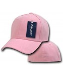 Baseball Caps Fitted Cap - Pink - C41199Q0URB $18.77