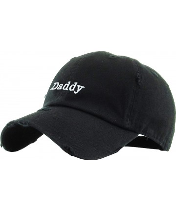 Skullies & Beanies Good Vibes Only Heart Breaker Daddy Dad Hat Baseball Cap Polo Style Adjustable Cotton - (1.3) Black Daddy ...