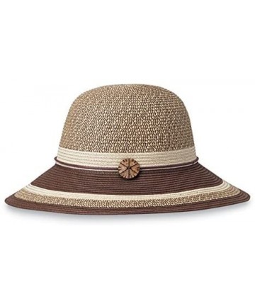 Sun Hats Women's Nola Sun Hat - 100% Paper Braid - UPF 50+ - Brown - CF11QC3I7SD $51.55