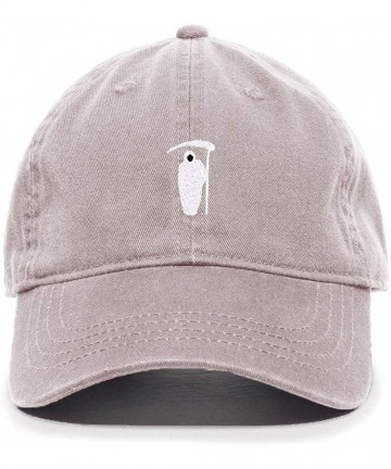 Baseball Caps Reaper Baseball Cap Embroidered Cotton Adjustable Dad Hat - Light Grey - CP197S97Z53 $22.51