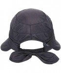 Sun Hats Sun Hats for Women with UV Protection Wide Brim Sun Hat Visor Summer Beach Outdoor Foldable Womens Cap - Black - CO1...