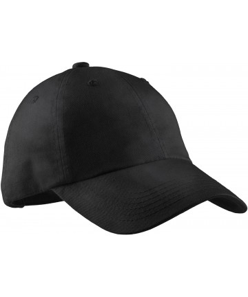 Baseball Caps Women's Garment Washed Cap - Black - C011NGRHKL3 $17.70