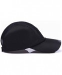 Baseball Caps Outdoor Sports Cap Baseball Hats Unisex Sun Hat Breathable Mesh Hat - Black - CY18U2X4YX0 $13.32