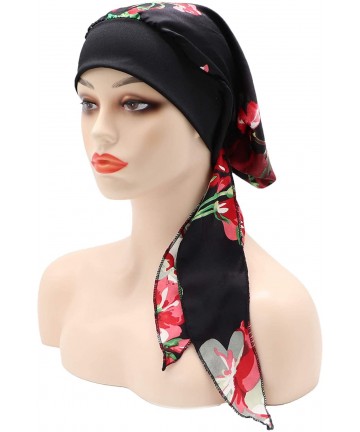 Skullies & Beanies Chemo Cancer Head Scarf Hat Cap Tie Dye Pre-Tied Hair Cover Headscarf Wrap Turban Headwear - CR198N2HW2L $...