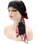 Skullies & Beanies Chemo Cancer Head Scarf Hat Cap Tie Dye Pre-Tied Hair Cover Headscarf Wrap Turban Headwear - CR198N2HW2L $...