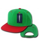 Baseball Caps Men's Flat - Kelly/Red - C61199Q9CBL $12.65