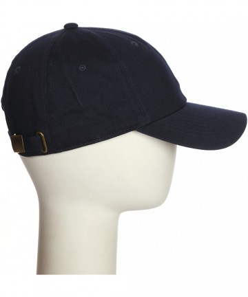 Baseball Caps Customized Letter Intial Baseball Hat A to Z Team Colors- Navy Cap Black White - Letter F - CN18ESYSIA6 $17.87