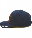 Baseball Caps Trump 2020 Keep America Great Embroidery Campaign Hat USA Baseball Cap - 3d- Navy - CW18LCG05SK $20.61