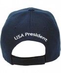 Baseball Caps Trump 2020 Keep America Great Embroidery Campaign Hat USA Baseball Cap - 3d- Navy - CW18LCG05SK $20.61