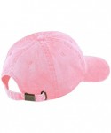 Baseball Caps Rottweiler Embroidered Dog Theme Low Profile Dad Hat Cotton Cap - Pink - CM12I2JIQQ7 $26.23