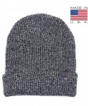 Skullies & Beanies Hat Winter Skull Cap Beanie for Women Men - Thick- Warm- and Soft Knit (Made in USA)(Unisex) - Marbled Nav...