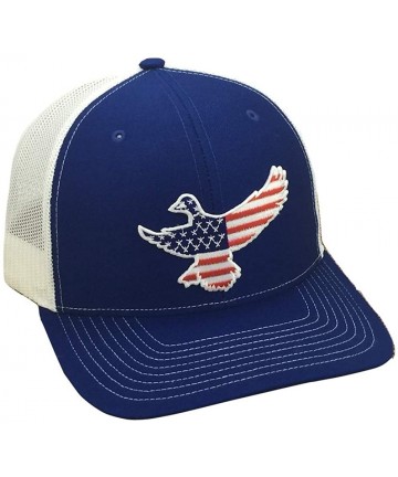 Baseball Caps Old Glory American Mallard - Adjustable Cap - Royal Blue/White - CG18I59S08G $43.23