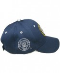 Baseball Caps Blue United States U.S. Navy Letters on Bill Emblem Embroidered Hat Ball Cap - CH1880L23MO $15.53