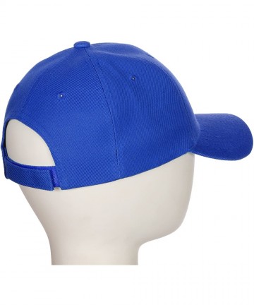 Baseball Caps Classic Baseball Hat Custom A to Z Initial Team Letter- Blue Cap White Black - Letter T - C118IDU734K $15.69