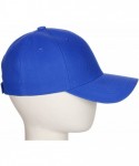 Baseball Caps Classic Baseball Hat Custom A to Z Initial Team Letter- Blue Cap White Black - Letter T - C118IDU734K $15.69