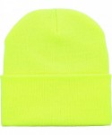 Skullies & Beanies Thick and Warm Mens Daily Cuffed Beanie OR Slouchy Made in USA for USA Knit HAT Cap Womens Kids - CH18ZOXS...