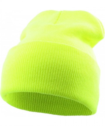 Skullies & Beanies Thick and Warm Mens Daily Cuffed Beanie OR Slouchy Made in USA for USA Knit HAT Cap Womens Kids - CH18ZOXS...