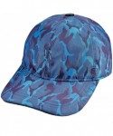 Baseball Caps Classic Solid Color Camo Baseball Cap Adjustable Sport Running Sun Hat - 01-blue Camo - C818CICAMXT $15.48