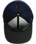Baseball Caps Mens Flex 45 Flexfit Hat - Dark Brown/Black/White - CJ18K5UXRH6 $40.11