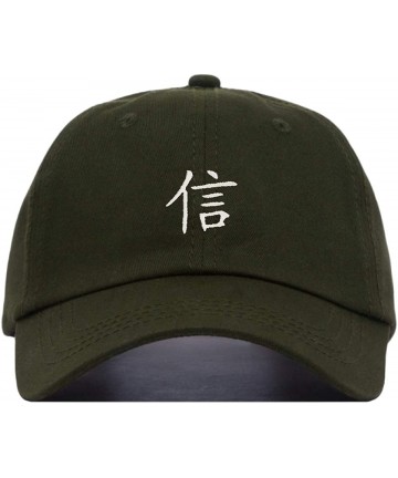 Baseball Caps Character Baseball Embroidered Unstructured Adjustable - Olive - CT18NH0AXM2 $24.42