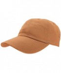 Baseball Caps Baseball Caps 100% Cotton Plain Blank Adjustable Size Wholesale LOT 12 Pack - Copper - C418365WO2L $47.78