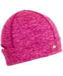 Skullies & Beanies Ponytail Conquest Comfort Shell Stria UV Lightweight Performance Beanie - Pink Mystic - CR18MGNK58W $35.78