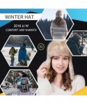 Bomber Hats Womens Winter Trapper Hats Faux Fur Earflap Hunting Hat for Outdoor Ski Snow Cold Weather Warm Fleece Lined - CX1...