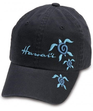 Baseball Caps Hawaiian Honu Sea Turtle Embroidered Baseball Hat Cap Hawaii Souvenir Adjustable - CQ116LTJ395 $24.15