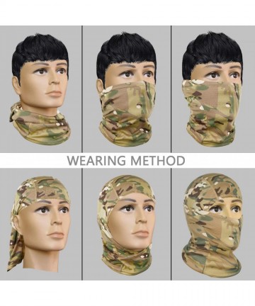 Balaclavas Balaclava Face Mask UV Protection for Men Women Ski Sun Hood Tactical Masks - All Terrain Camouflage - C51966GEL6O...