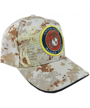 Baseball Caps The U.S. Marines Corps Official Licensed Emblem Cap - Marine 6 - C012JBQNLNX $16.63