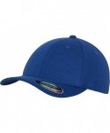 Baseball Caps Double Jersey Stretchable Baseball Cap - Royal - C511IMXO3XT $23.58