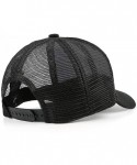 Baseball Caps Men Novel Baseball Caps Adjustable Mesh Dad Hat Strapback Cap Trucks Hats Unisex - Black-31 - C218T06CZ74 $22.75
