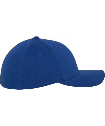 Baseball Caps Double Jersey Stretchable Baseball Cap - Royal - C511IMXO3XT $23.58