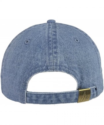 Baseball Caps Feminist Dad Hat - Denim (Feminist Dad Hat) - CU18D4AIN3G $21.75