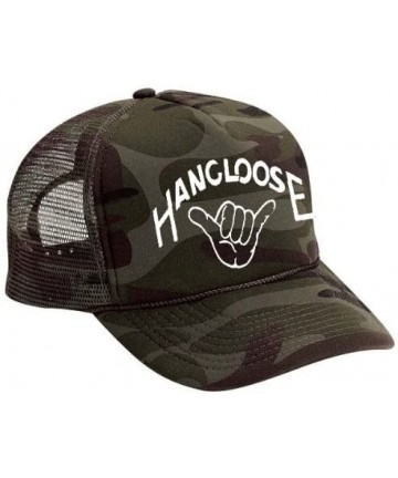 Baseball Caps Hang Loose Mesh Trucker Hat Cap - Camouflage - CG11EJGACKF $19.42