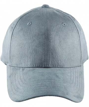 Baseball Caps Unisex Baseball Cap-Lightweight Breathable Running Quick Dry Sport Hat - Grey(suede) - CW12N0KNGCG $22.76