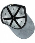 Baseball Caps Unisex Baseball Cap-Lightweight Breathable Running Quick Dry Sport Hat - Grey(suede) - CW12N0KNGCG $15.59