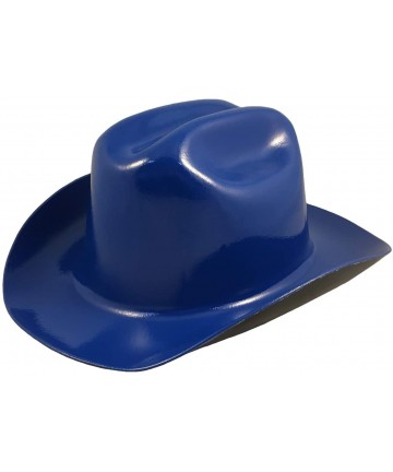 Cowboy Hats Western Cowboy Hard Hat with Ratchet Suspension (Royal Blue) - Royal Blue - CJ18Q7ZXO5R $57.46