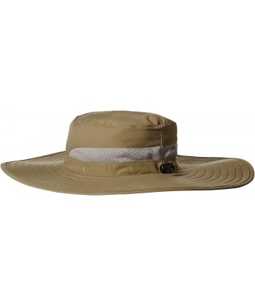 Sun Hats Men's 5.2 Outdoor Wide Brim Sun Hat with Snap Pocket and Removable Chin Cord - Olive - CZ12EBE6OE3 $48.98