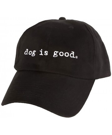 Baseball Caps Signature Hats - Great Gift for Dog Lovers - Black - CZ11EIY4VU1 $35.14
