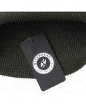 Skullies & Beanies Knitted Beanie Hat Basic Plain Solid Watch Cap KR5844 - Green - CT187E7GYOI $17.71