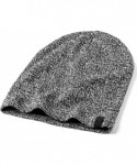 Skullies & Beanies Warm Beanie Hat Fleece Lined - Slight Slouchy Style - Keep Your Head Warm and Cozy in Cold Weathers - CQ18...