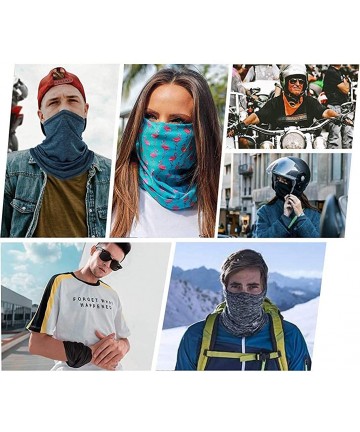 Balaclavas Multi-Purpose Neck Gaiter with Safety Carbon Filters Bandanas for Sports/Outdoors/Festivals - Grey - CN1989YR52Z $...