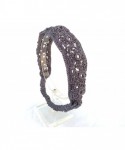 Headbands Crochet daisies elastic Headband handmade- good for women and girls (Indigo) - Indigo - CT12E4OJZBJ $45.49